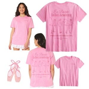 Hollister Women’s Ballet Pink Tee NEW WITH TAGS